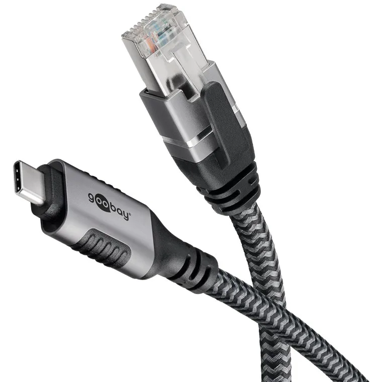 Goobay Μετατροπέας USB-C / RJ-45 male σε RJ-45 female 1τμχ (70698) - Image 1
