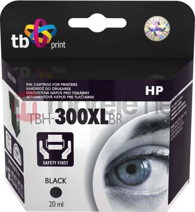 TB Print Συμβατό Μελάνι Εκτυπωτή InkJet HP TBH-300XLBR Μαύρο 1τμχ TBH300XLBR - Image 1