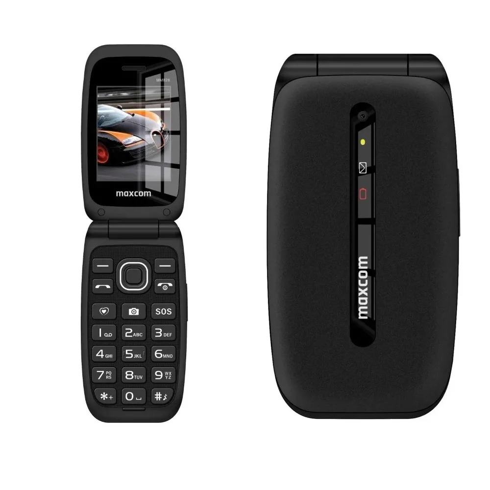 MaxCom Comfort MM828 Single SIM Κινητό με Κουμπιά Μαύρο - Image 1