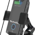 Technisat Βάση Κινητού Αυτοκινήτου με Ρυθμιζόμενα Άγκιστρα και Ασύρματη Φόρτιση Μαύρη