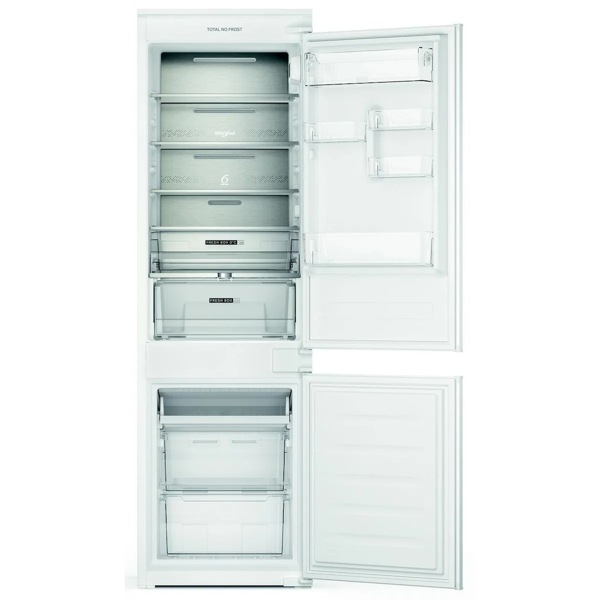 Whirlpool Εντοιχιζόμενος Ψυγειοκαταψύκτης 250lt Total NoFrost Υ177xΠ54xΒ54.5εκ. Λευκός WHC18 T132 - Image 1