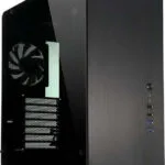 Jonsbo UMX4 Gaming Midi Tower Κουτί Υπολογιστή με Πλαϊνό Παράθυρο Μαύρο