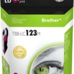 TB Print Συμβατό Μελάνι Εκτυπωτή InkJet Brother LC123M Ματζέντα 1τμχ TBB-LC123M