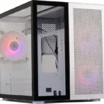 Redragon GC-588 AXE Gaming Midi Tower Κουτί Υπολογιστή με Πλαϊνό Παράθυρο και RGB Φωτισμό Black/White