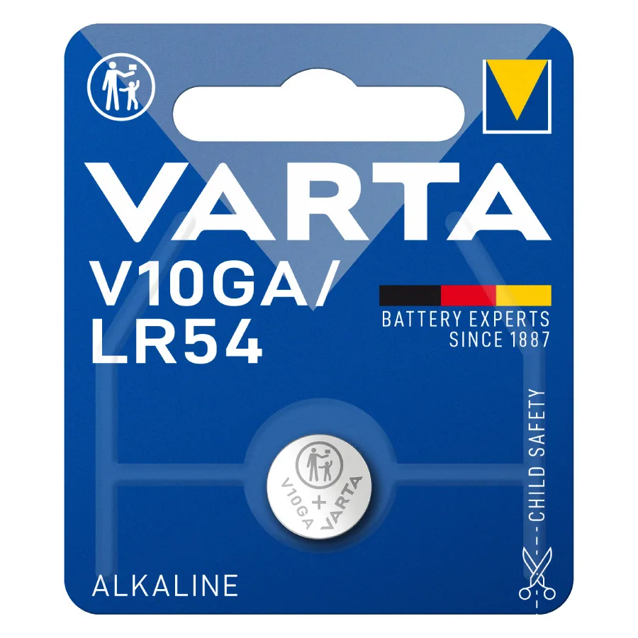 20240508131049_varta_professional_electronics_v10ga_alkaliki_mpataria_rologion_lr54_1_5v_1tmch Varta Professional Electronics V10GA Αλκαλική Μπαταρία Ρολογιών LR54 1.5V 1τμχ - Image 1