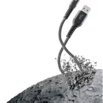 Cellular Line Braided USB to Lightning Cable Μαύρο 1.2m (Extreme)