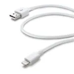 Cellular Line Regular USB to Lightning Cable Λευκό 1m (USBDATACMFIIPH5W)