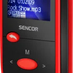Sencor MP3 Player (8GB) με Οθόνη LCD 1.1" Κόκκινο SFP 4408RD