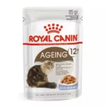 Royal Canin Ageing 12+ Thin Slices Υγρή Τροφή για Ηλικιωμένες Γάτες σε Φακελάκι με Πουλερικά 12x85gr 2620010