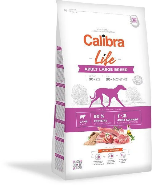 Calibra 12kg Ξηρά Τροφή χωρίς Σιτηρά & Γλουτένη για Ενήλικους Σκύλους Μεγαλόσωμων Φυλών με Αρνί - Image 1