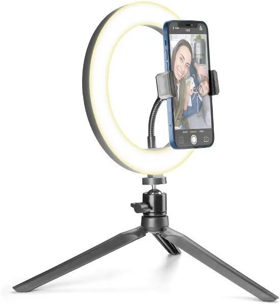 20240523183555_cellular_line_ring_light_8_5cm_8018080401534 Cellular Line SELFIERINGK Ring Light 8.5cm 8018080401534 - Image 1