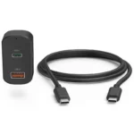 HAMA Φορτιστής Αυτοκινήτου Adapter 65W 3.25A Γρήγορης Φόρτισης με Θύρες: 1xUSB 1xType-C 00200018