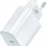 TB Print Φορτιστής Χωρίς Καλώδιο με Θύρα USB-C 20W Power Delivery Λευκός (AZTBXUL1USBC20W)