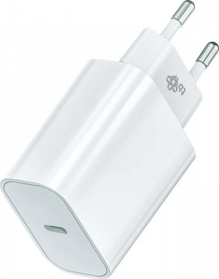 TB Print Φορτιστής Χωρίς Καλώδιο με Θύρα USB-C 20W Power Delivery Λευκός (AZTBXUL1USBC20W) - Image 1