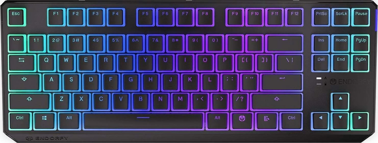 Endorfy Thock Ασύρματο Gaming Μηχανικό Πληκτρολόγιο Tenkeyless με Kailh Box Red διακόπτες και RGB φωτισμό (Αγγλικό US) - Image 1