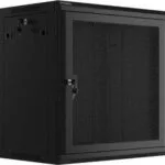 Lanberg Επιτοίχια Καμπίνα Rack 12U Μαύρο WF01-6412-23B