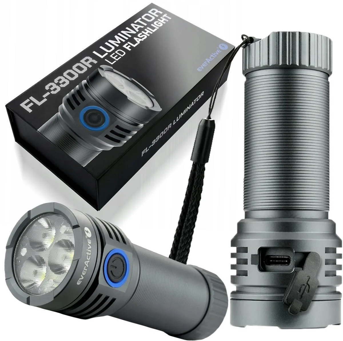 20240527123532_everactive_fakos_led_adiavrochos_ipx4_me_megisti_foteinotita_3300lm_fl_3000r everActive Φακός LED IPX4 με Μέγιστη Φωτεινότητα 3300lm FL-3000R - Image 1