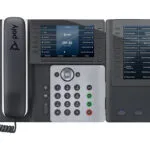 Poly Edge E Ενσύρματο Τηλέφωνο IP Μαύρο