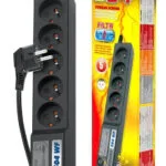 Acar Πολύπριζο Aσφαλείας 5 Θέσεων με USB-A και Καλώδιο 3m W0073