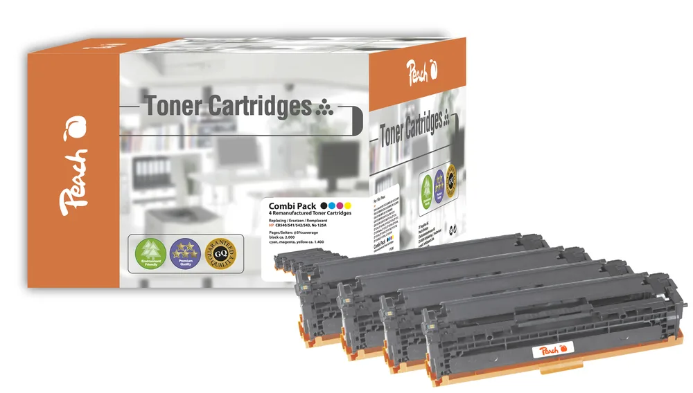 Peach Συμβατό Toner για Laser Εκτυπωτή HP 110849 Μαύρο (PT288) - Image 1