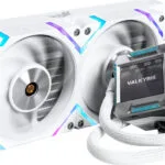Valkyrie Syn 240 ARGB Υδρόψυξη Επεξεργαστή Διπλού Ανεμιστήρα 120mm για Socket AM4/AM5/1700/1200/115x Λευκή