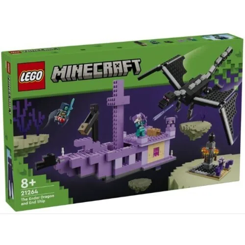 LEGO Minecraft The Ender Dragon and End Ship για 8+ Ετών 657τμχ 21264 - Image 1