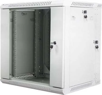 Lanberg Επιτοίχια Καμπίνα Rack 12U 60x60x60cm Γκρι WF02-6612-10S - Image 1