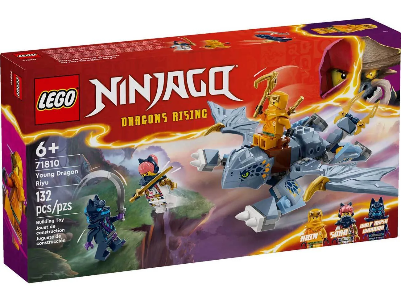 LEGO Ninjago Young Dragon Riyu για 6+ Ετών 132τμχ 71810 - Image 1