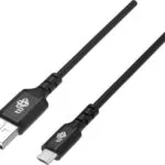 TB Print Regular USB 2.0 to micro USB Cable Μαύρο 2m (1_798073) 1τμχ