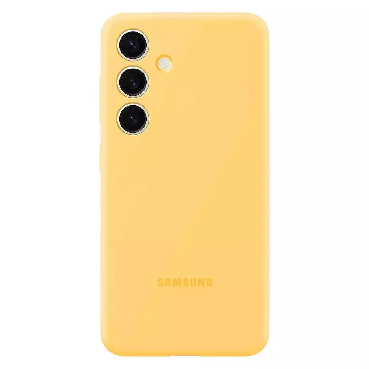 Samsung Back Cover Σιλικόνης Κίτρινο (Galaxy S24) EF-PS921TYEGWW - Image 1