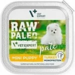 VetExpert Raw Paleo Υγρή Τροφή για Κουτάβια σε Κονσέρβα με Γαλοπούλα χωρίς Σιτηρά & Γλουτένη 150gr 25-1611D3066