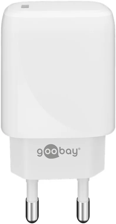Goobay Φορτιστής Χωρίς Καλώδιο με Θύρα USB-C 20W Λευκός (65406) - Image 1