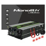 Qoltec Inverter Αυτοκινήτου Καθαρού Ημιτόνου 3000W για Μετατροπή 12V DC σε 230V AC με 1xUSB 51923