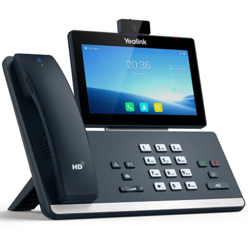 Yealink T58W Pro with camera Ενσύρματο Τηλέφωνο IP 16 γραμμών Μαύρο - Image 1