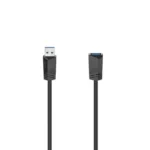 HAMA USB 3.0 Cable USB-A male - USB-A female Μαύρο 1.5m 00200628