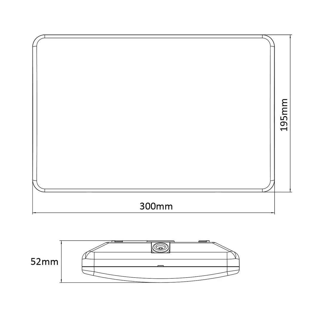 Maclean Energy Επιτοίχιο Εξωτερικό Φωτιστικό LED IP65 12W με Φυσικό Λευκό Φως MCE292W - Image 1