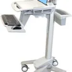 Ergotron SV41 Βάση Δαπέδου Οθόνης με Ροδάκια