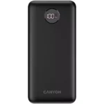 Canyon PB-2002 Ηλιακό Power Bank 20000mAh 18W Power Delivery Μαύρο