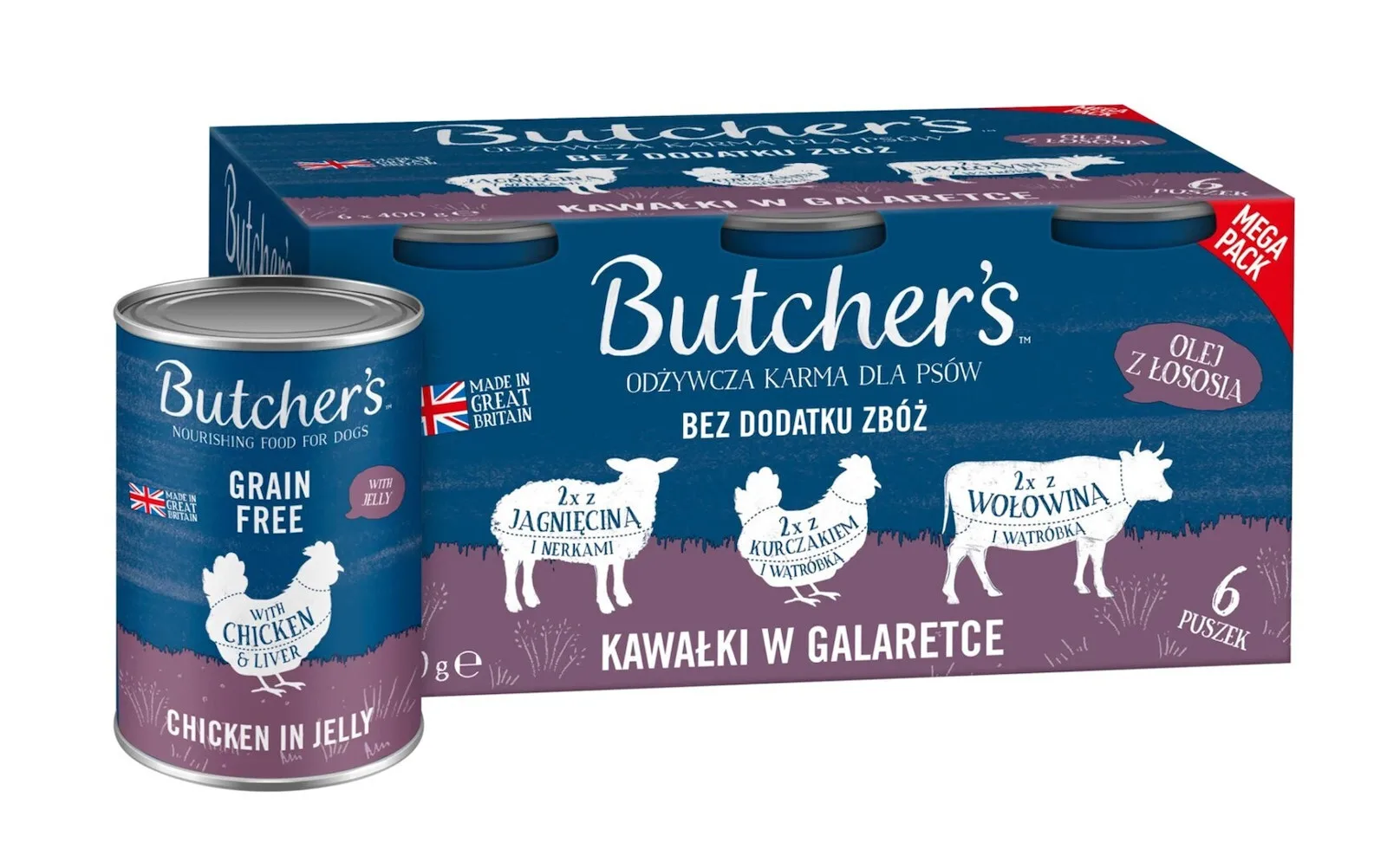 20240701123344_butcher_s_pet_care_original_recipe_ygri_trofi_skylou_me_sykoti_6_x_400gr Butcher's Pet Care Original Recipe Υγρή Τροφή Σκύλων σε Κονσέρβα με Συκώτι χωρίς Σιτηρά & Γλουτένη 6x400gr - Image 1