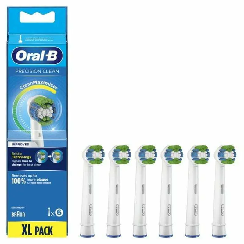 Oral-b Precision Clean Cleanmaximiser Xl Pack Ανταλλακτικές Κεφαλές Ηλεκτρική Οδοντόβουρτσα 6τμχ - Image 1