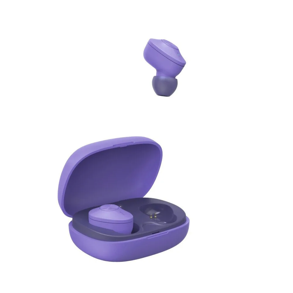 20240704134419_hama_freedom_buddy_in_ear_bluetooth_handsfree_akoustika_me_thiki_fortisis_mov HAMA Freedom Buddy In-ear Bluetooth Handsfree Ακουστικά με Θήκη Φόρτισης Μωβ - Image 1