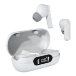Denver TWE-40 In-ear Bluetooth Handsfree Ακουστικά με Θήκη Φόρτισης Λευκά