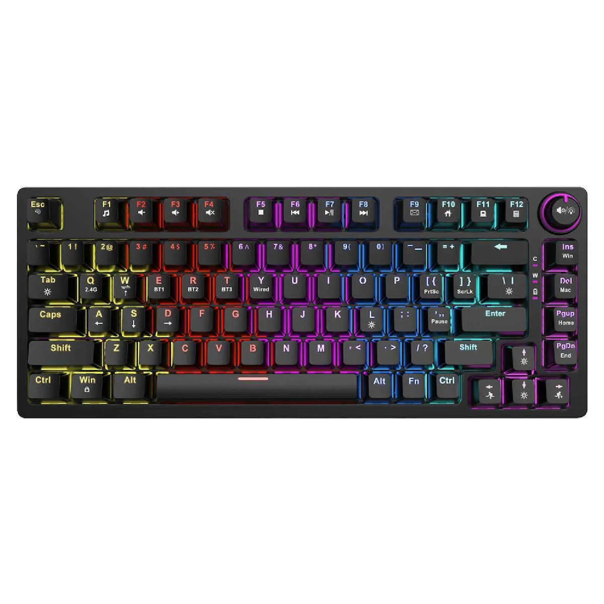 20240705133448_savio_phenix_abs_asyrmato_gaming_michaniko_pliktrologio_me_gateron_yellow_pro_diakoptes_kai_rgb_fotismo_agliko_us Savio Phenix ABS Ασύρματο Gaming Μηχανικό Πληκτρολόγιο 75% με Gateron Yellow Pro διακόπτες και RGB φωτισμό (Αγγλικό US) - Image 1