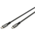Digitus USB 2.0 Cable USB-C male - USB-C 100W Μαύρο 1m (DB-300443-010-S)