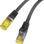 Lanberg U/UTP Cat.6 Καλώδιο Δικτύου Ethernet 0.5m Μαύρο 1τμχ PCF6A-10CU-0050-BK