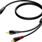 Procab Καλώδιο 3.5mm male - RCA male Μαύρο 3m (CLA711/3)