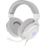 Genesis Neon 764 Over Ear Gaming Headset με σύνδεση USB Λευκό