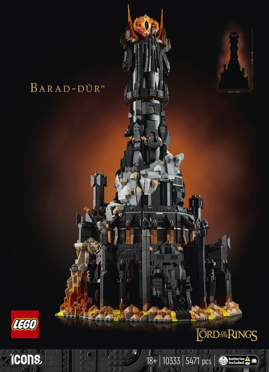 LEGO Icons Lord Of The Rings Barad-Dur για 18+ Ετών 5471τμχ 10333 - Image 1