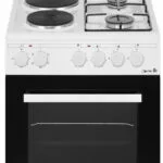 Arielli C-5060/2GFL Κουζίνα 43lt με Εστίες Υγραερίου & Ρεύματος Π50εκ. Λευκή