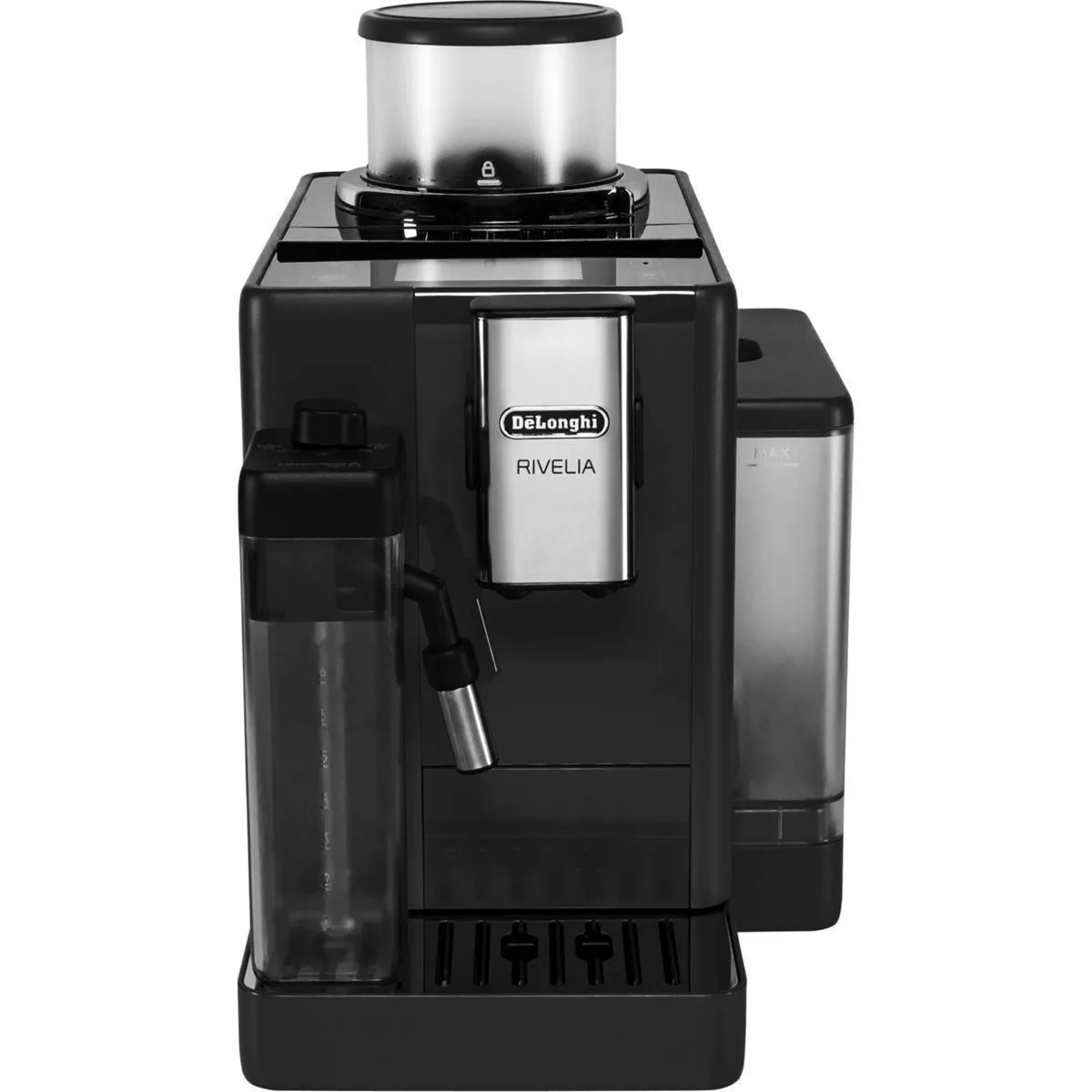 De'Longhi Rivelia Αυτόματη Μηχανή Espresso 1450W Πίεσης 19bar για Cappuccino με Μύλο Άλεσης Onyx Black - Image 1